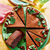 Mint-choc mousse cake