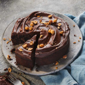 Chocolate chickpea cake
