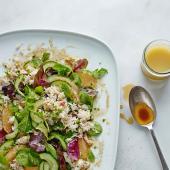 Crab & grapefruit salad with yuzu dressing