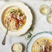 Chicken and pancetta risotto 