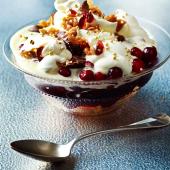 Cheat’s Christmas cranberry trifle