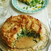 Spring spanakopita