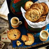 Gourmet chocolate macadamia cookies