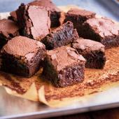 Belgian chocolate brownies