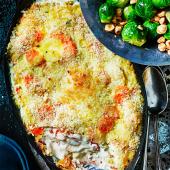 Parsnip and carrot gratin 