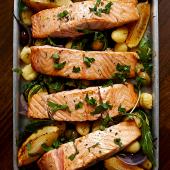Italian-style salmon