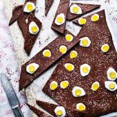 Haribo egg chocolate bark