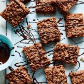 Sticky date flapjacks