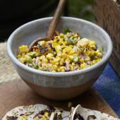 Charred corn salsa