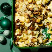Brussels sprouts lasagne