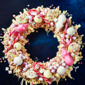 Pick 'n' mix Christmas wreath