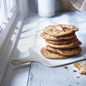 Loaded salted caramel and chocolate chip cookies