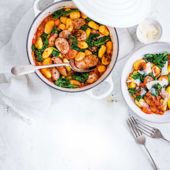 Sausage and gnocchi one-pot