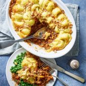 French onion cottage pie  