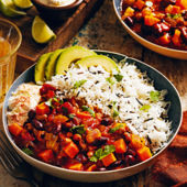 Sponsored: Sweet potato and bean chilli from Knorr Stock Pots 