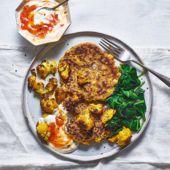 Curried chickpea pancakes