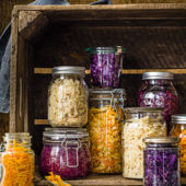 Homemade sauerkraut