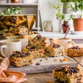 Trail mix flapjacks