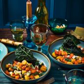 Gnocchi with squash and salsa di noci