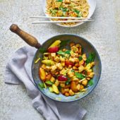 Reader recipe: Stir-fry with Quorn and plums