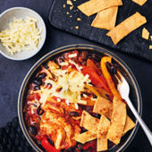 Chicken enchilada stew