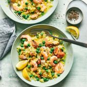 Reader recipe: Easy pea and seafood risotto
