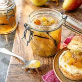 Gooseberry and pear jam