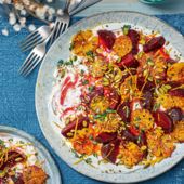 Burnt orange and beetroot salad