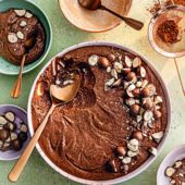 Double chocolate malted mousse