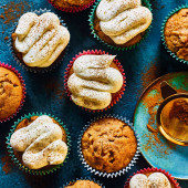 Pumpkin spice cupcakes