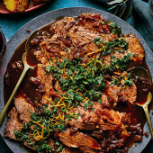 Black treacle and Guinness brisket 