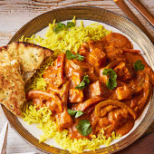 Tinned tomato soup paneer curry