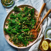 Sponsored: Grilled Tenderstem® broccoli with walnut gremolata