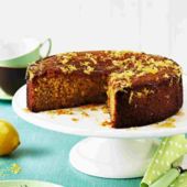 Lemon polenta cake
