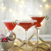 Spiced cranberry Martinis 