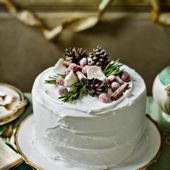 Decoration idea: Alpine cake