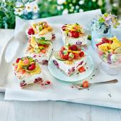 Mojito-style cheesecake