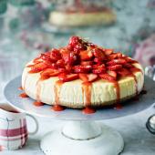 Strawberry lemon cheesecake
