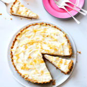 Lemon ginger crunch tart