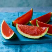 Watermelon jelly wedges