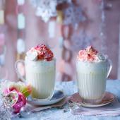 White Christmas hot chocolate