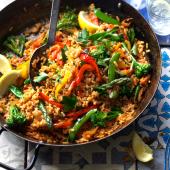 Veggie paella