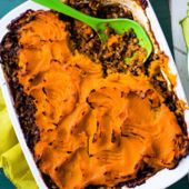 Sweet potato shepherd's pie