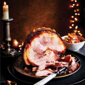 Hot-honey glazed ham