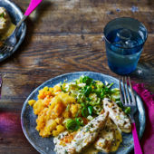 Creamy garlic & thyme chicken