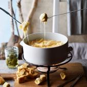 Fondue mac and cheese