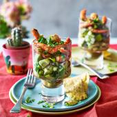 Zingy prawn cocktails