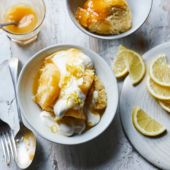 Microwave lemon pudding 