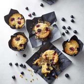 Apple sauce blueberry muffins