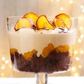Festive orange trifle from Billington's
